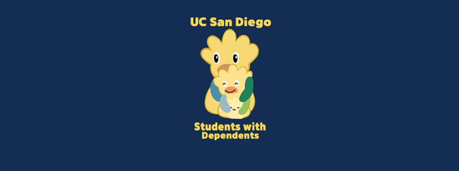 1 of 2, logo of UC San Diego Students with Dependents.  